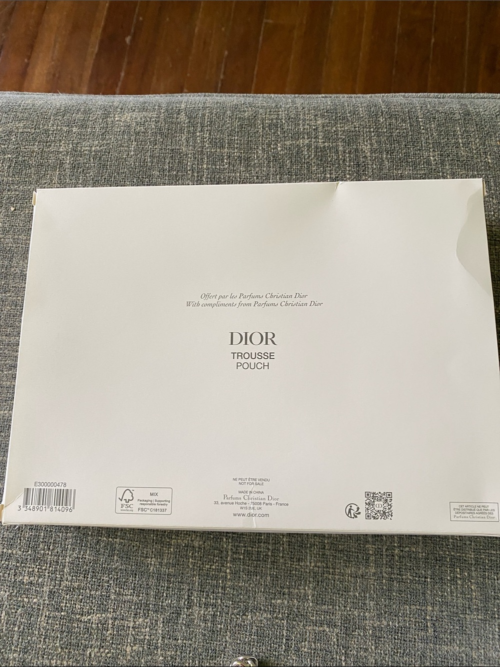 Dior Silver Limited Edition Quilted Pouch - Picture 11 of 11